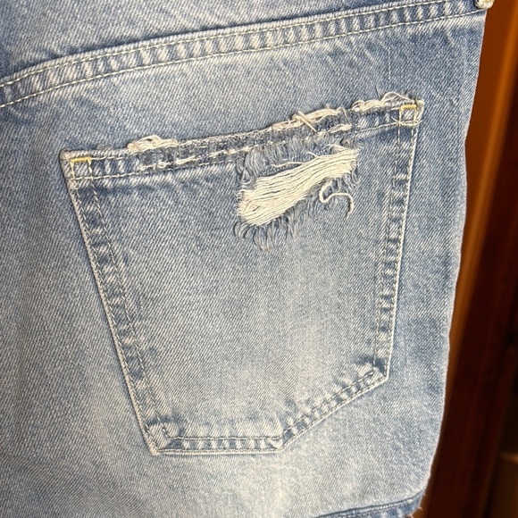 Free People We the Free Denim Distressed Women's Shorts Size 28 - Picture 8 of 11